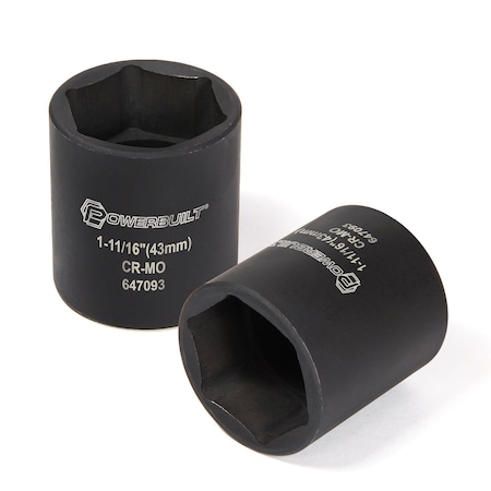 Powerbuilt 1/2" Dr 1-11/16"Dodge Spindle Nut Socket 647093